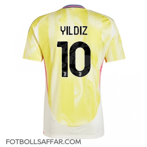 Juventus Kenan Yildiz #10 Bortatröja 2024-25 Kortärmad